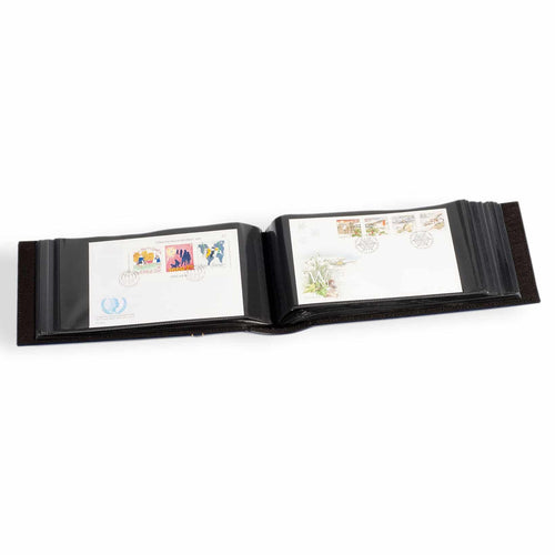 Album for 100 FDCs or letters in C6 format, red