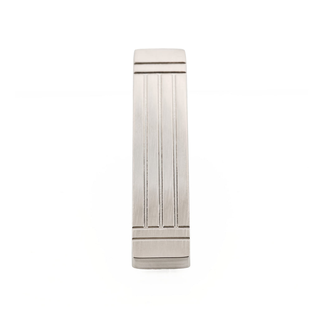 Rhodium Plated Tie Bar