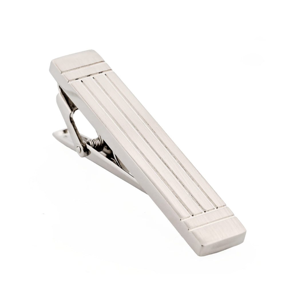 Rhodium Plated Tie Bar