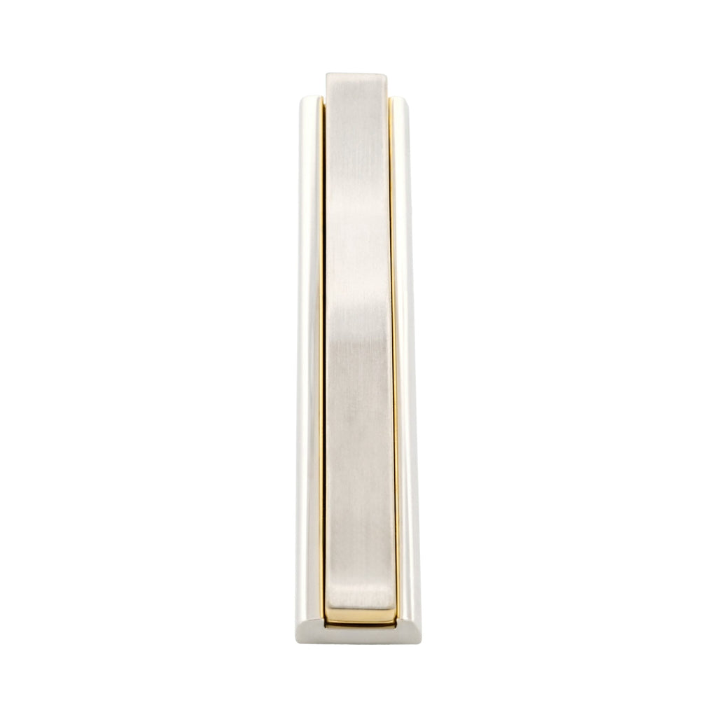 Rhodium & Gold Plated Tie Clip