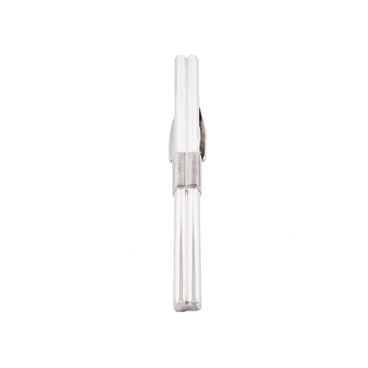 Rhodium/Brush Rhodium Tie Bar