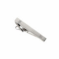 Brush Rhodium Plated Tie Bar