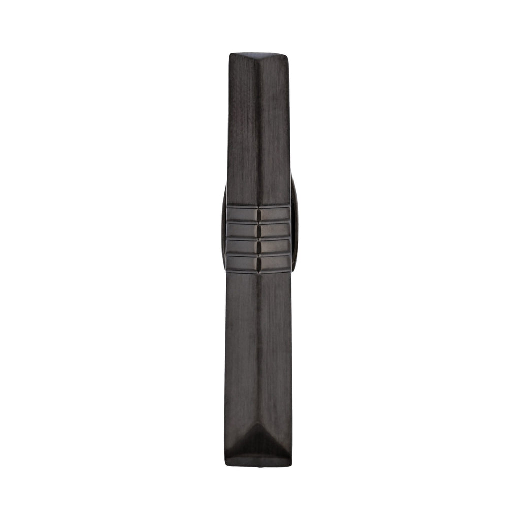 Brushed Gun Metal Plated Tie Clip