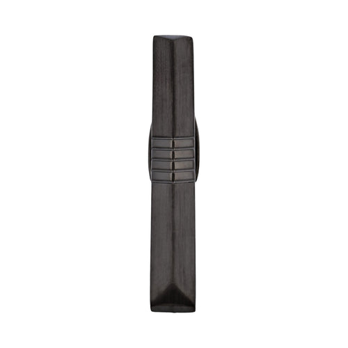 Brushed Gun Metal Plated Tie Clip