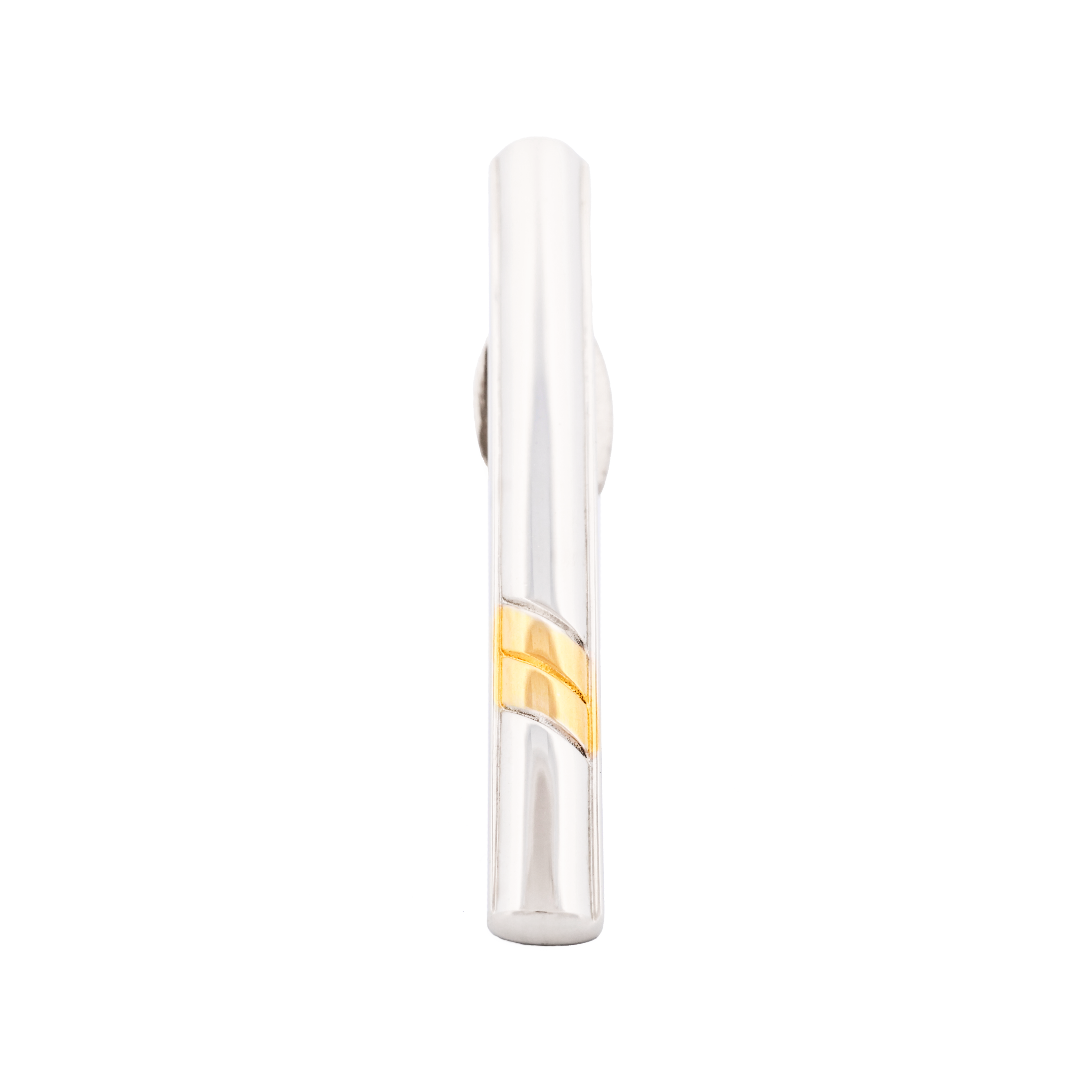 Rhodium Gold Plated Tie Bar