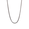 Ion Plated Black Stainless Steel Chain 55cm