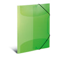 Elasticated Folder A3 PP Translucent Light Green