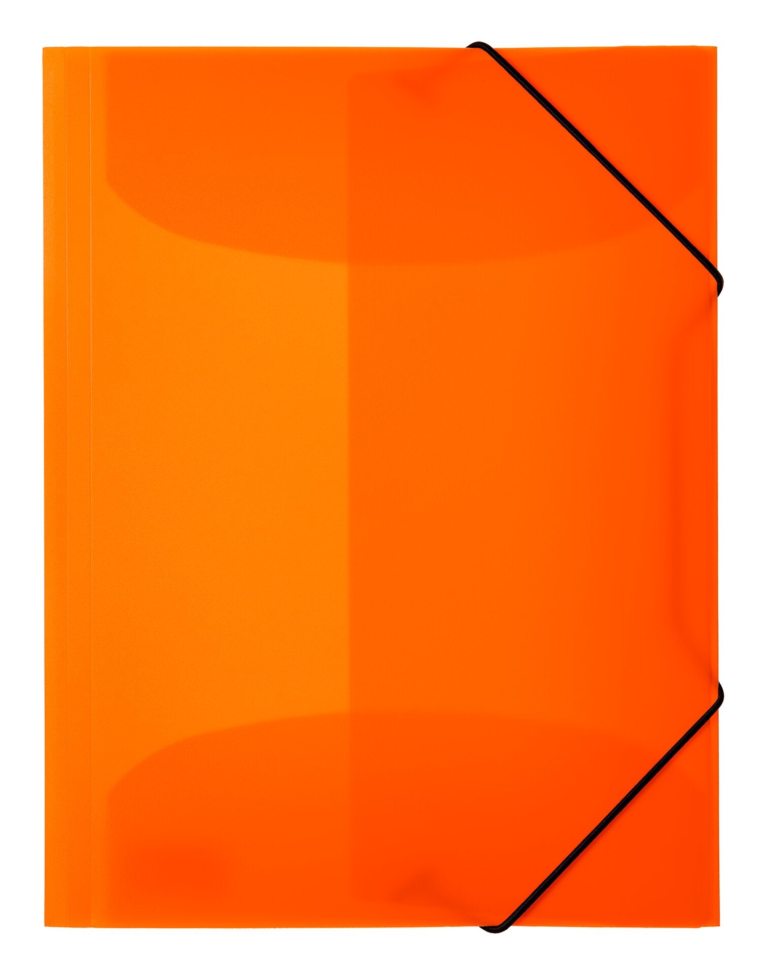 Elasticated folder A4 PP Neon, orange