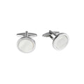 Round Mother Of Pearl Dress Cufflinks