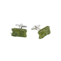 Green Army Tank Cufflinks