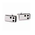 Rhodium Black Epoxy Cufflinks