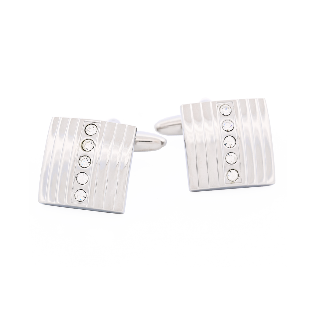 Rhodium Plated Cufflinks