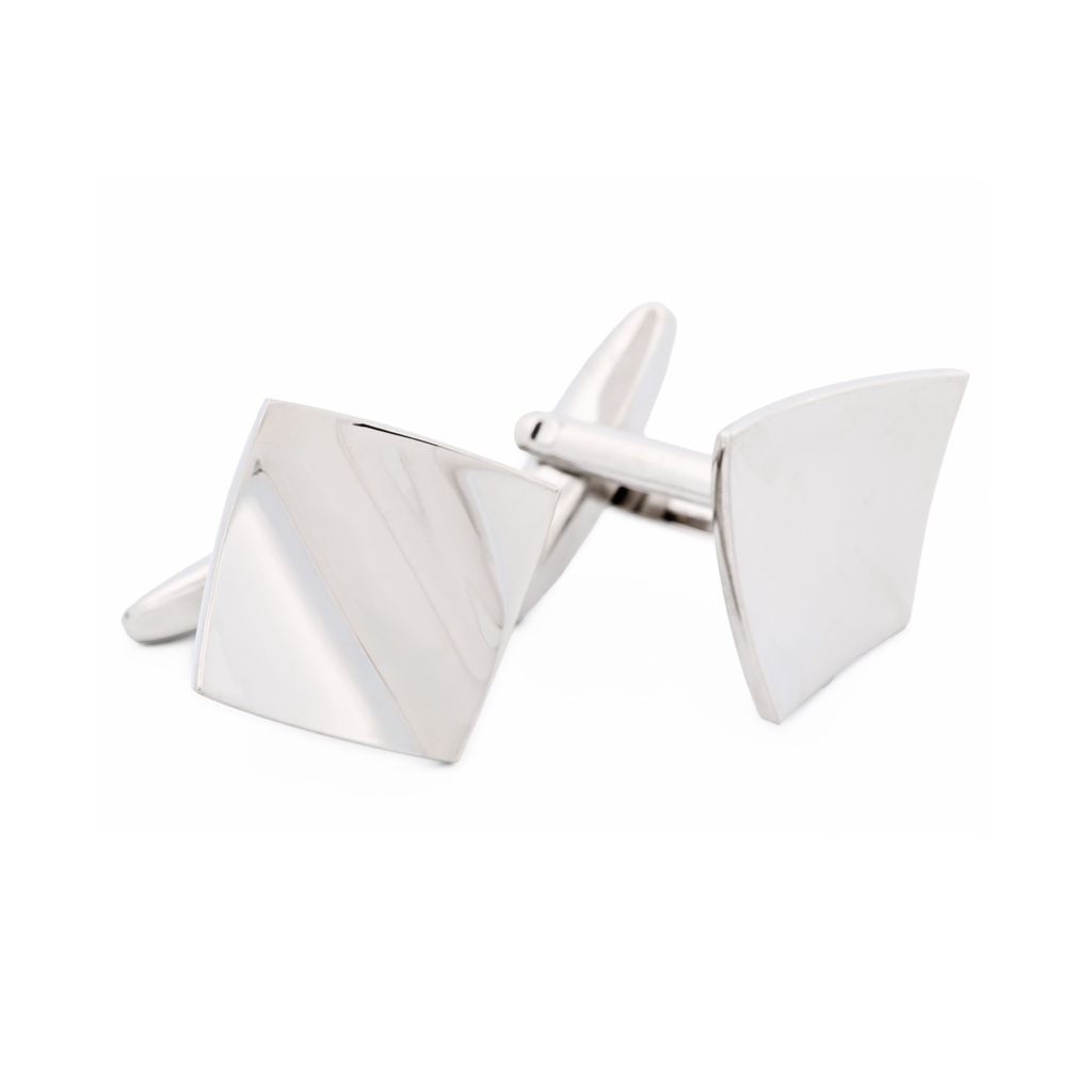 Rhodium Plated Cufflinks