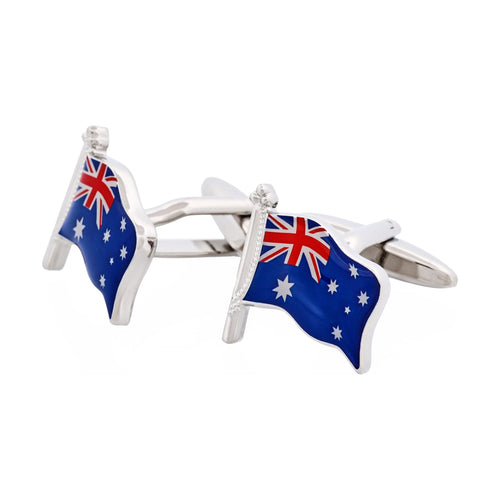 Australian Flag Wave Cufflinks
