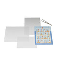 HAWID BLOCK MOUNT 148 X 210MM-CLEAR DOUBLE SEAL (PK6)