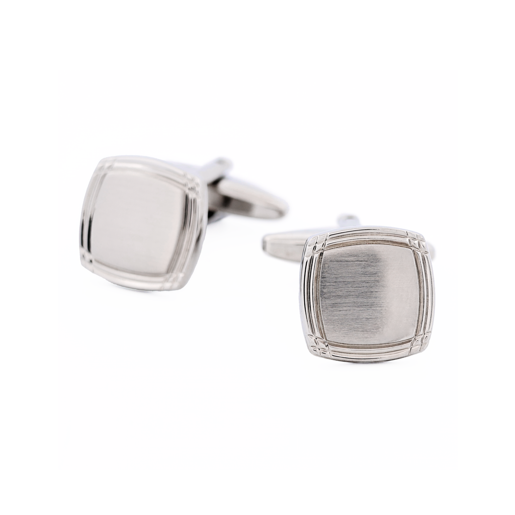 Rhodium Plated Cufflinks