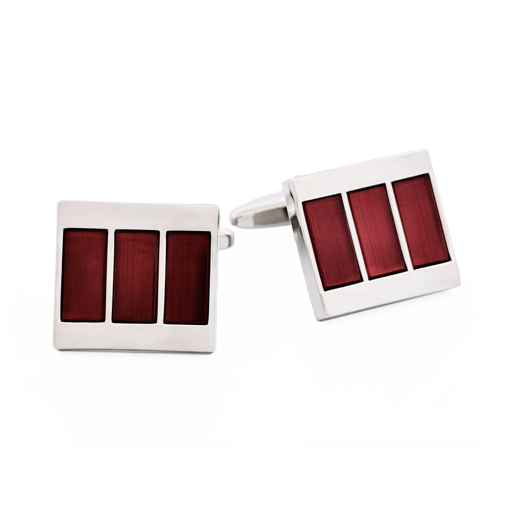 Purple Cat's Eye Cufflinks