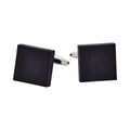 Matt Black Square Cufflinks