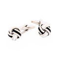 Black & White Knot Cufflinks