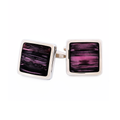 Pink Venitian Glass Cufflinks
