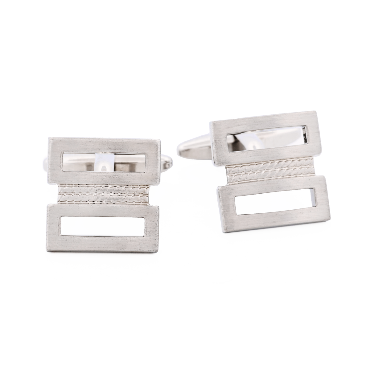 Rhodium Plated Cufflinks