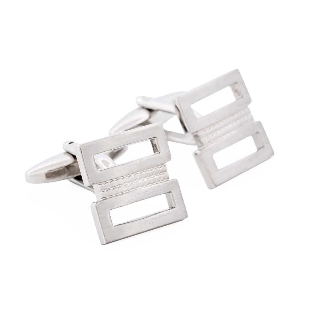 Rhodium Plated Cufflinks