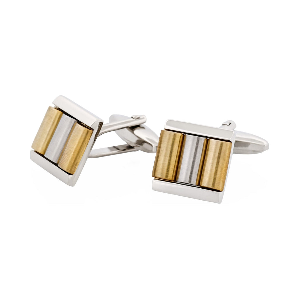 Rhodium & Gold Plated Cufflinks