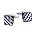 Onyx & Mother Of Pearl Square Shape Cufflinks