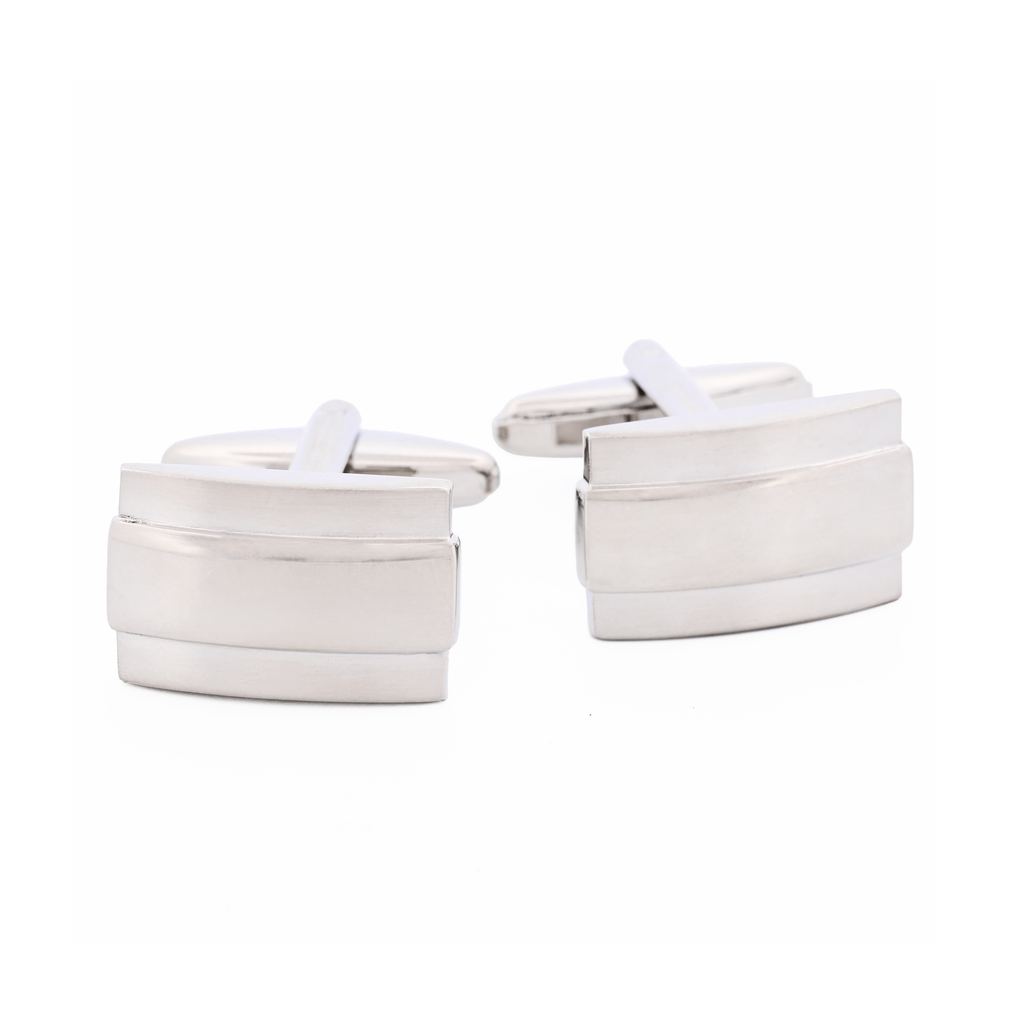 Rhodium Plated Cufflinks