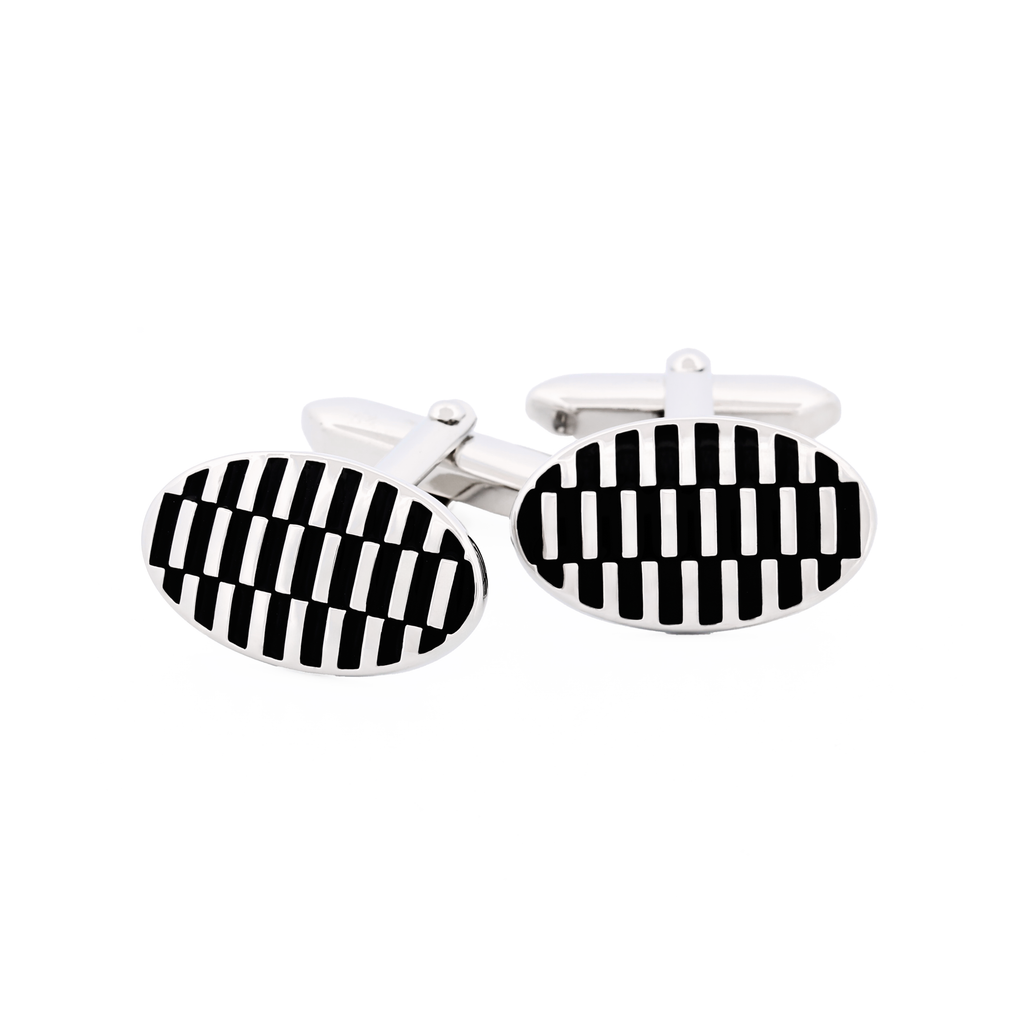 Black Enamel Cufflinks