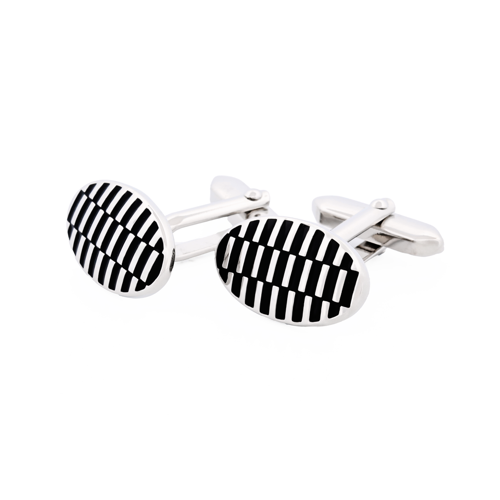 Black Enamel Cufflinks