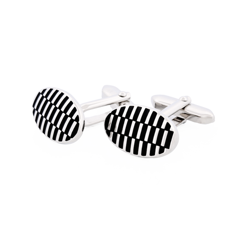 Black Enamel Cufflinks
