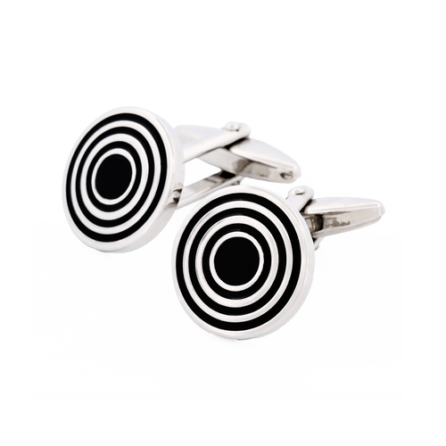 Black Enamel Cufflinks