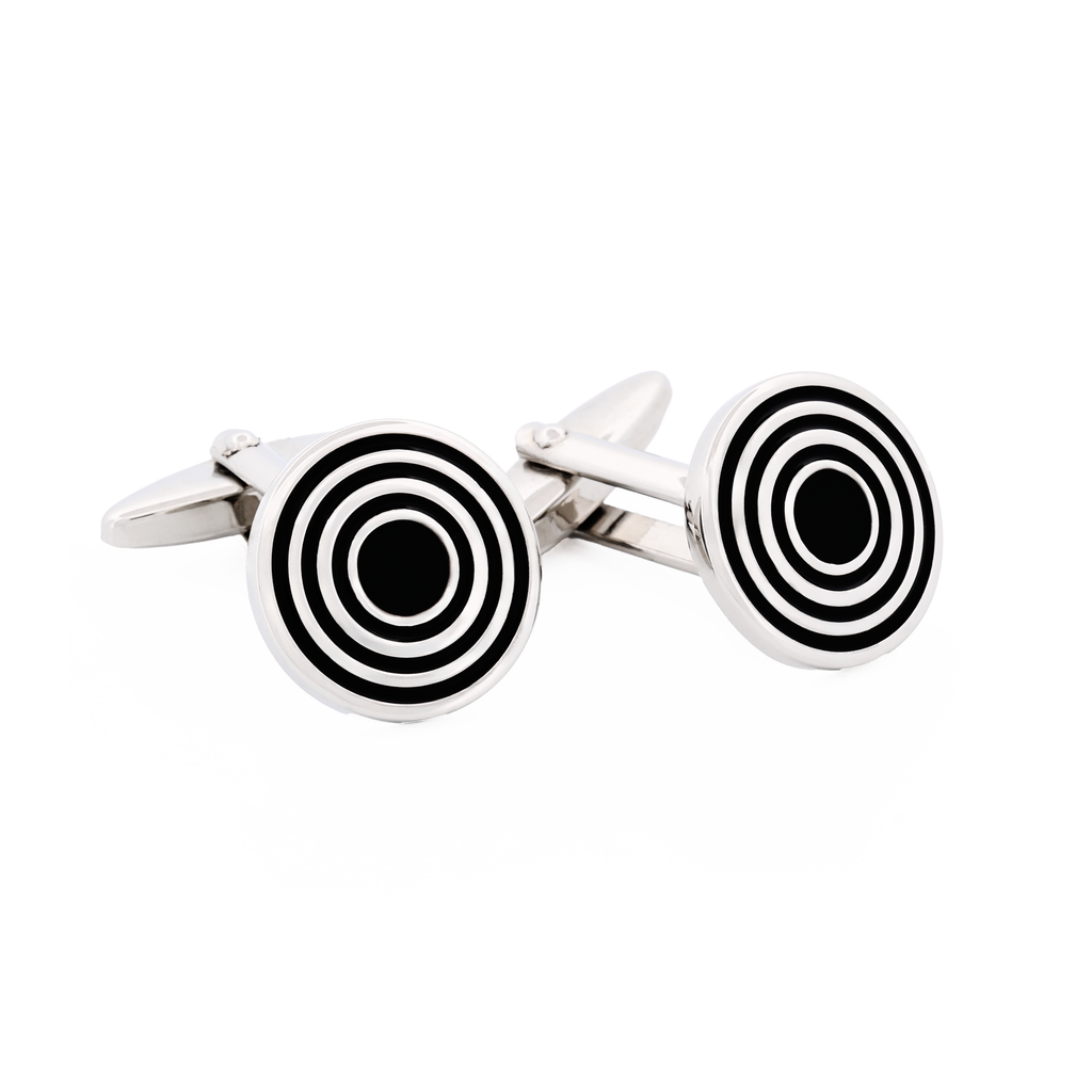Black Enamel Cufflinks