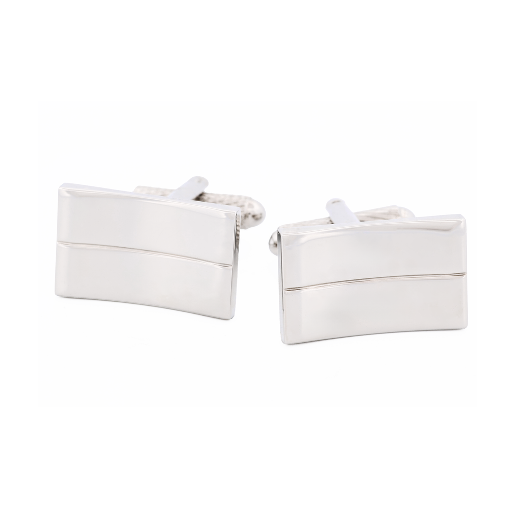 Rhodium Plated Cufflinks