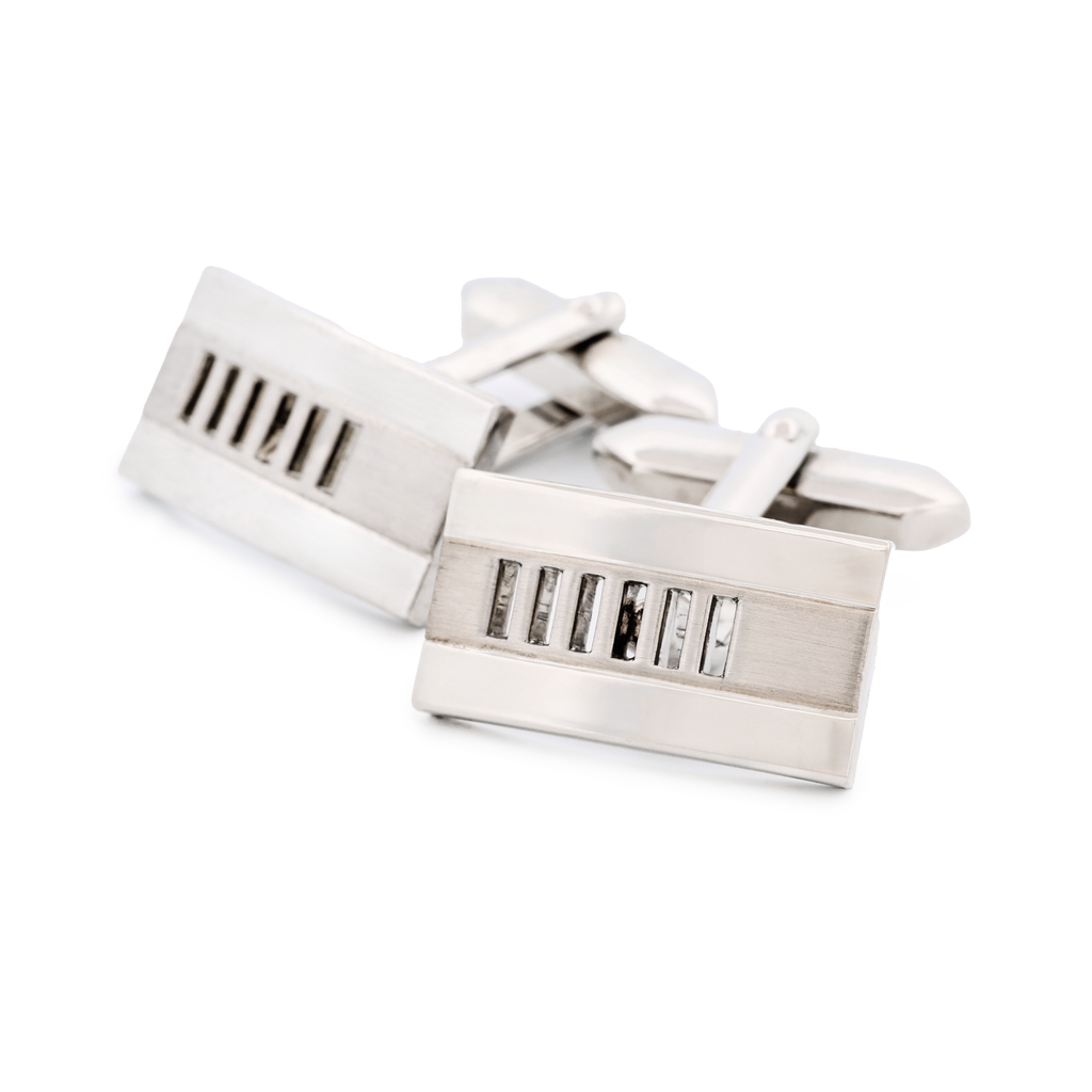 Rhodium Plated Cufflinks