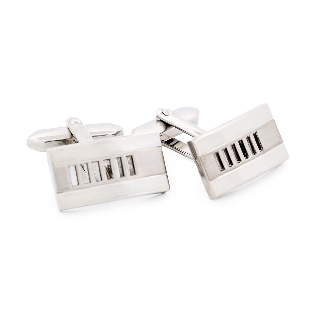 Rhodium Plated Cufflinks