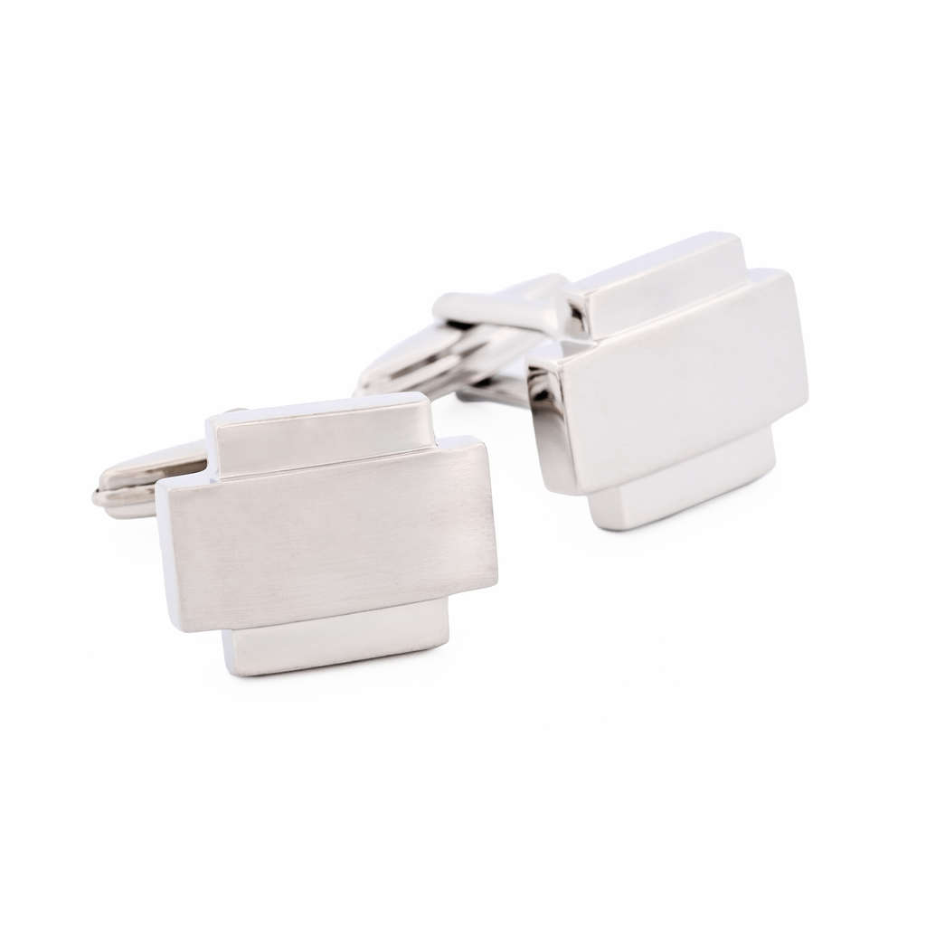 Rhodium Plated Cufflinks