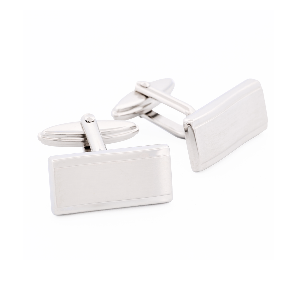 Rhodium Plated Cufflinks