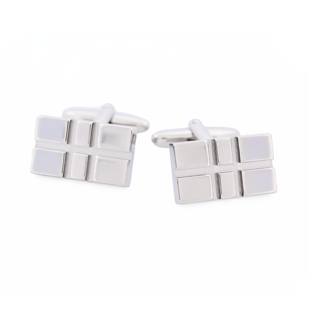 Rhodium Plated Cufflinks
