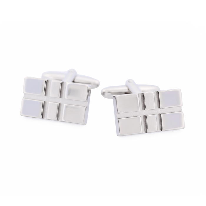 Rhodium Plated Cufflinks