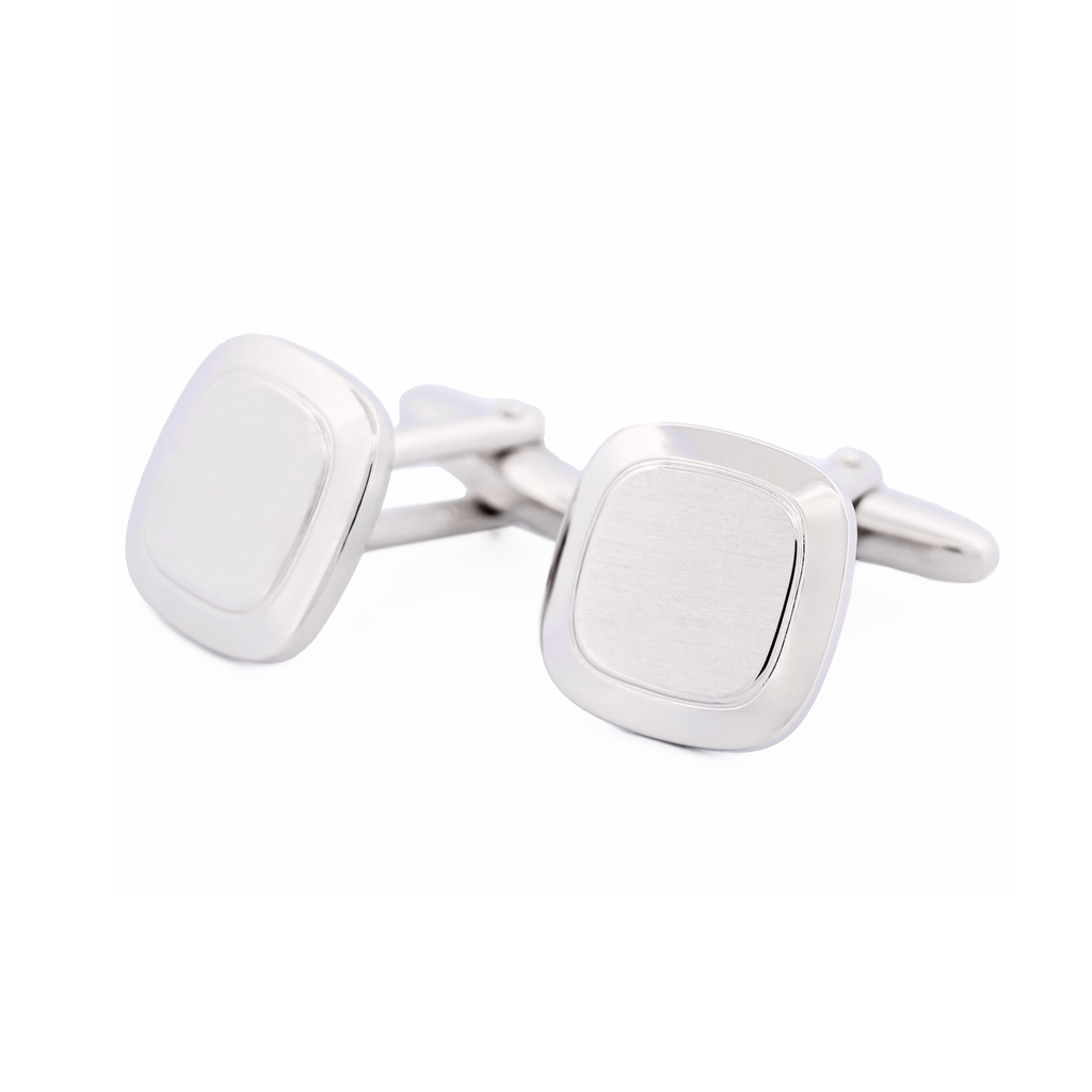 Rhodium Plated Cufflinks
