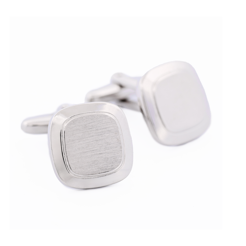 Rhodium Plated Cufflinks