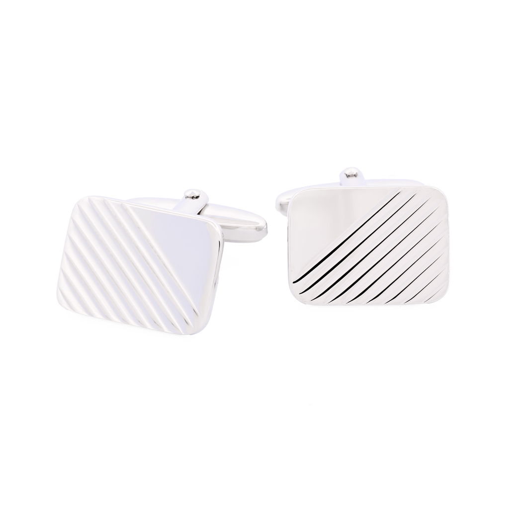 Rhodium Plated Cufflinks