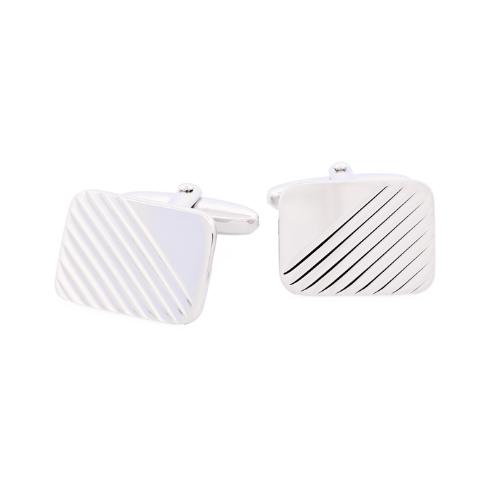 Rhodium Plated Cufflinks