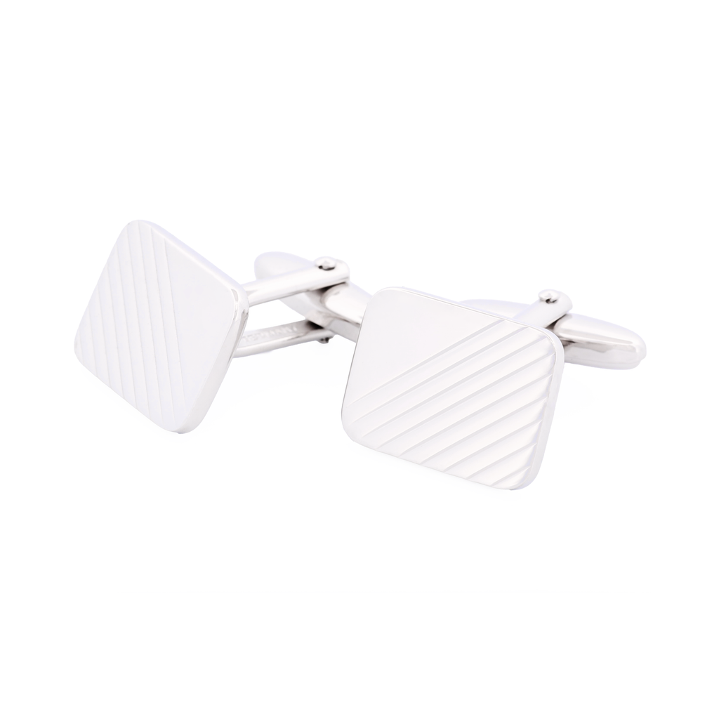 Rhodium Plated Cufflinks