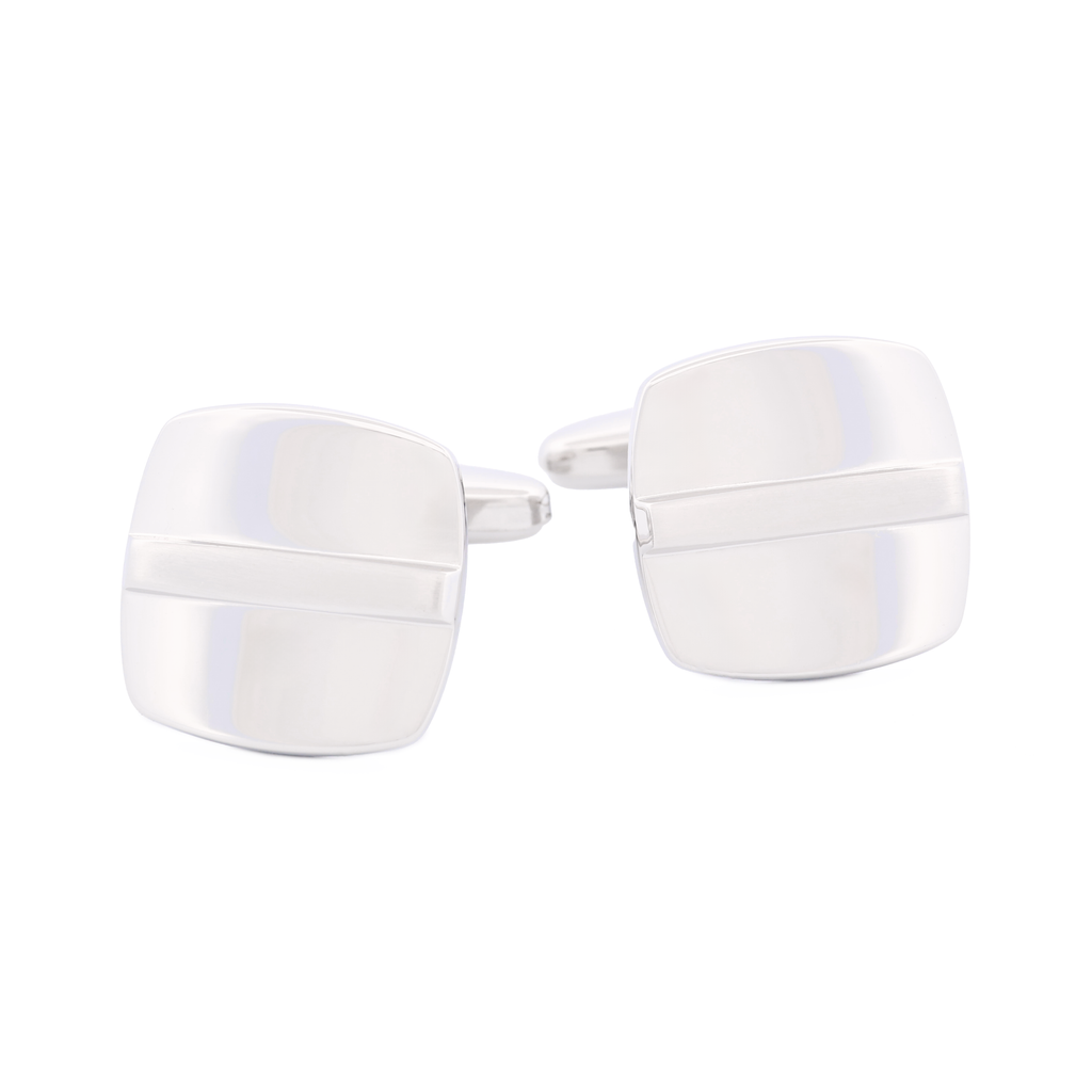 Rhodium Plated Cufflinks
