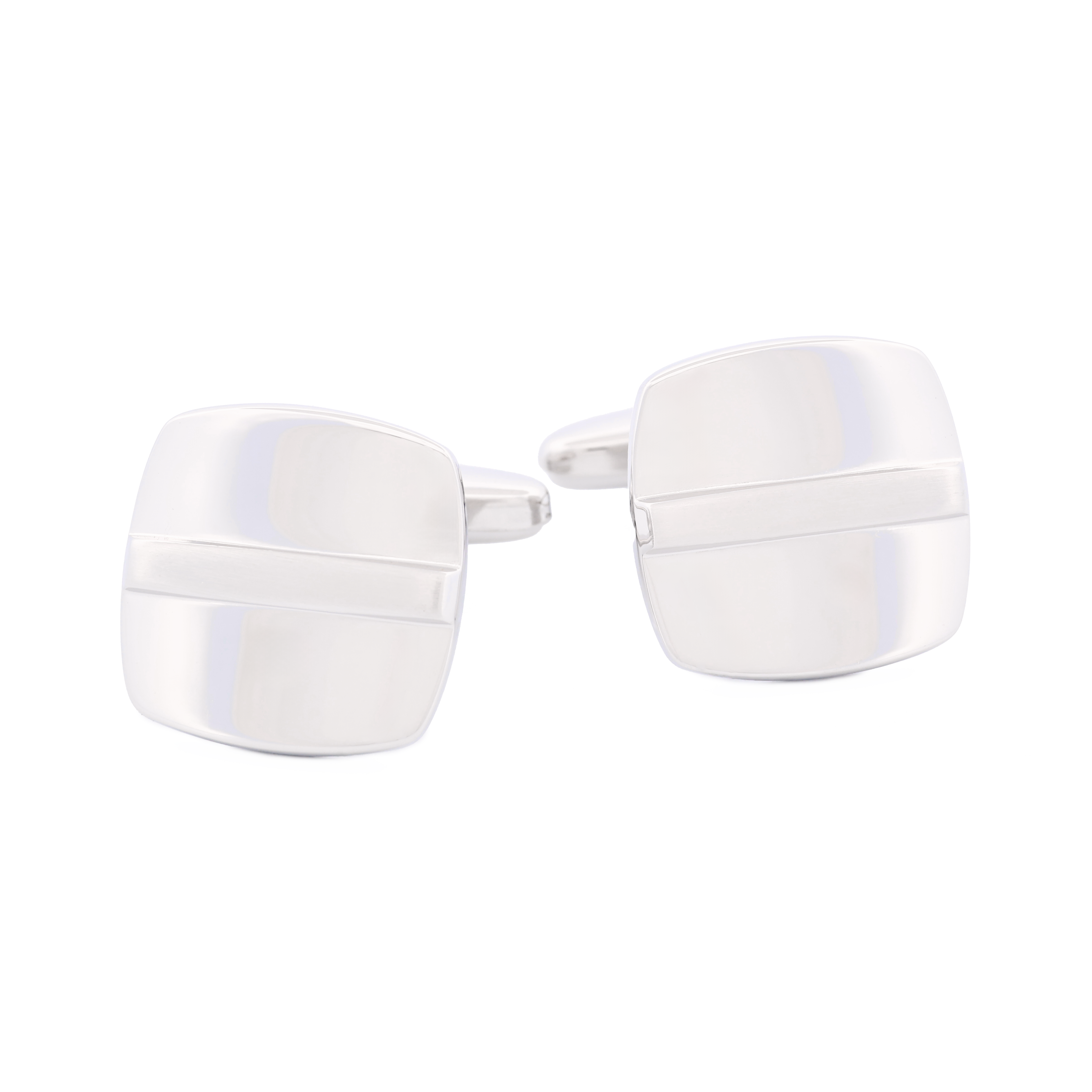 Rhodium Plated Cufflinks