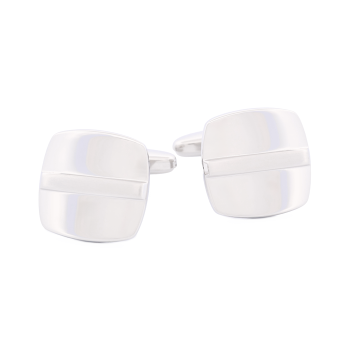 Rhodium Plated Cufflinks