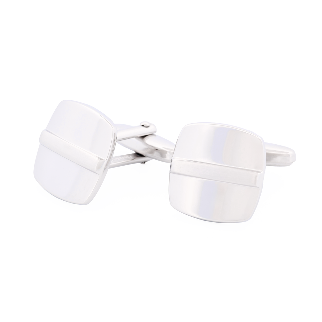 Rhodium Plated Cufflinks